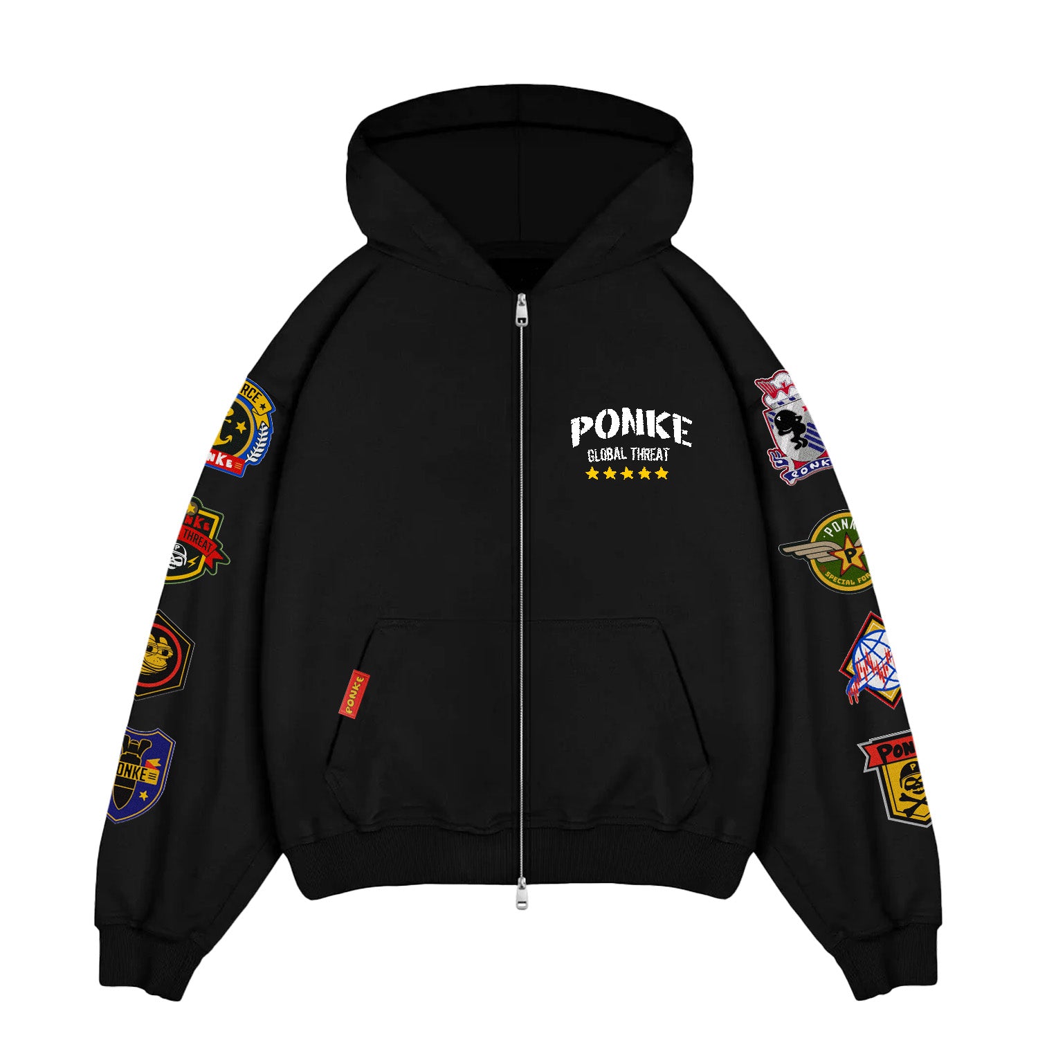 Zip Patch Hoodie