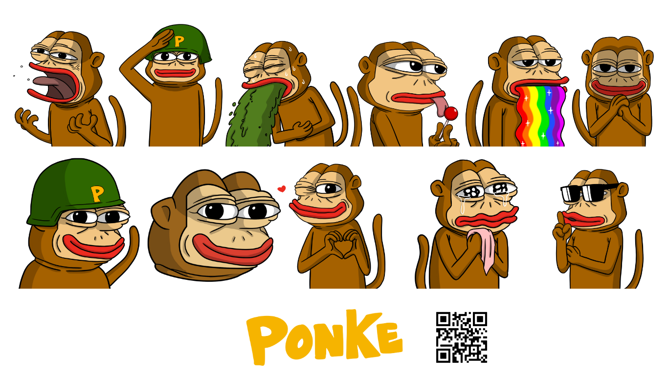 Ponke Sticker Pack